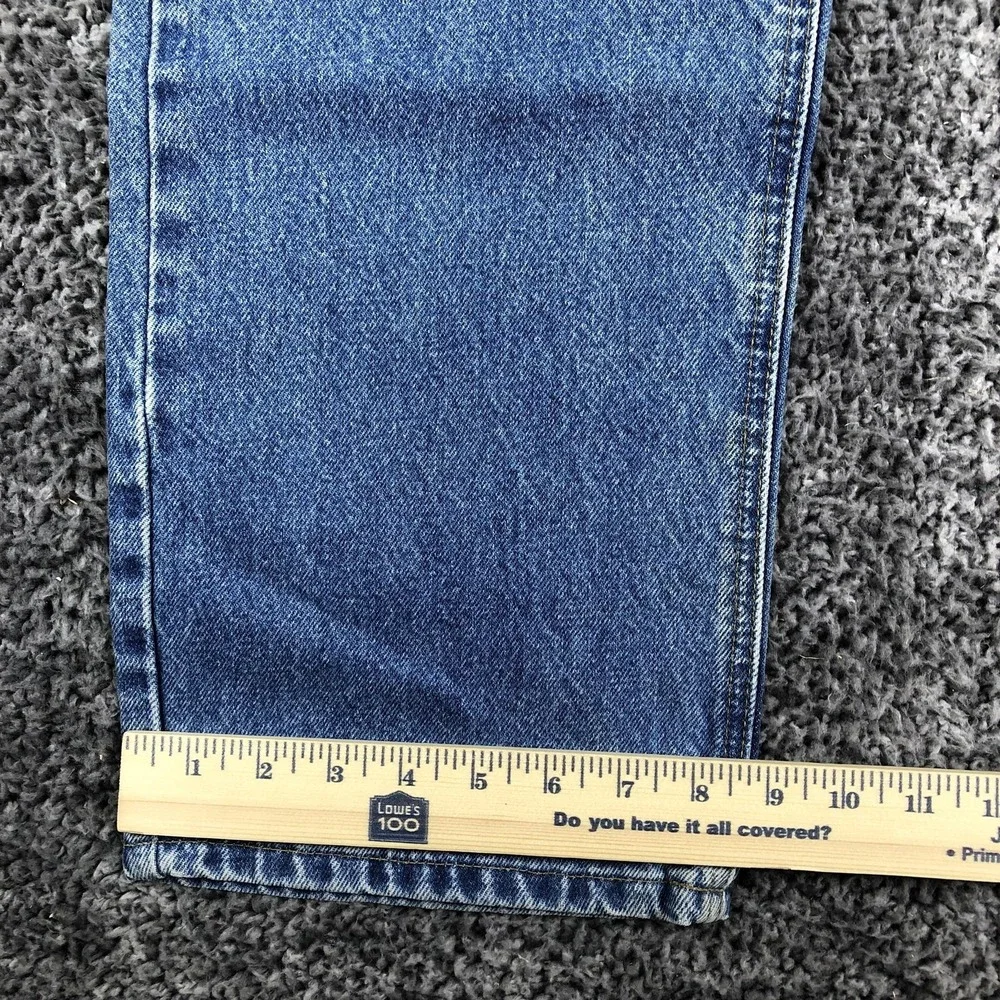 Carhartt Jeans Mens 36x34 Blue Relaxed Fit Straight Leg Denim Light Wash Casual